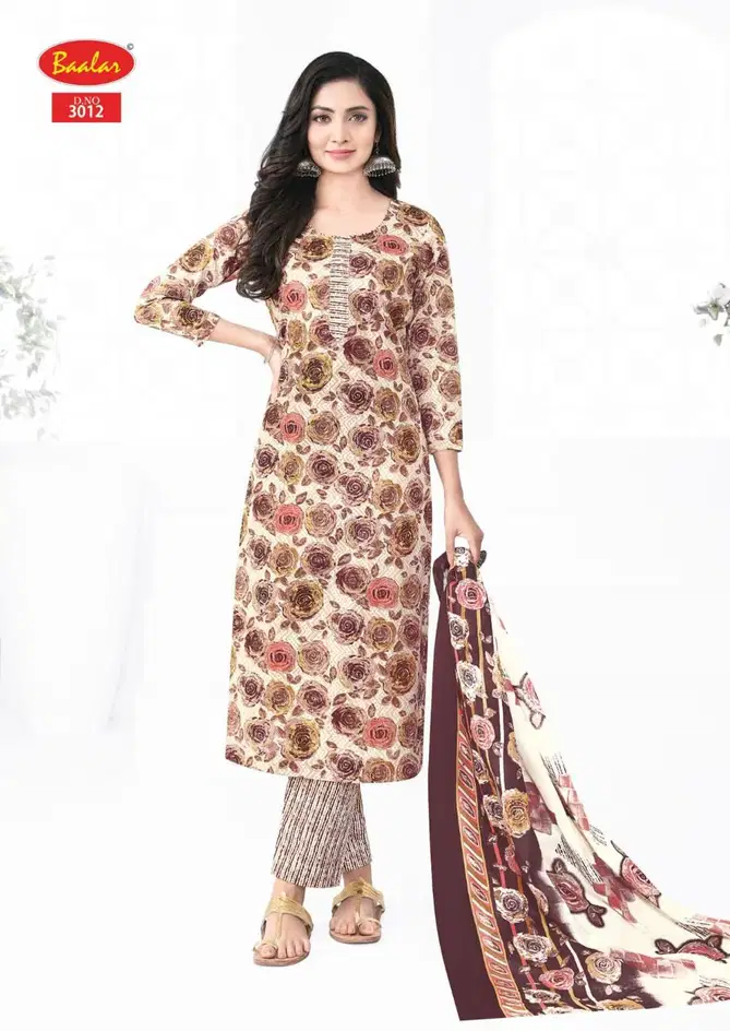 Kashmir Cotton Vol 3 By Baalar Printed Cotton Dress Material Orders In India